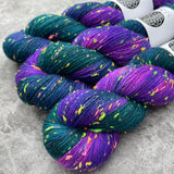 Dark | Merino Sock Neon Sprinkles