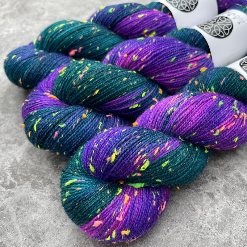 Dark | Merino Sock Neon Sprinkles