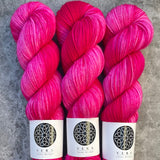 Raspberry | Merino Sock High Twist