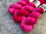 Raspberry | Merino Sock High Twist