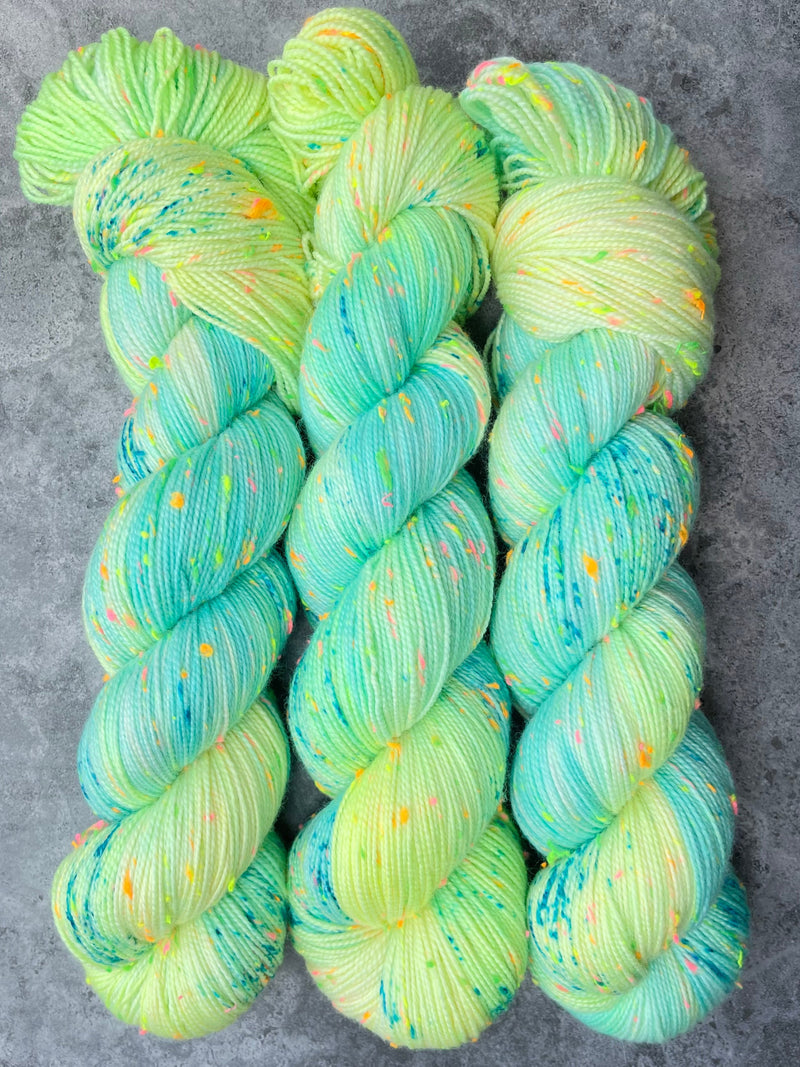 Crystal | Merino Sock Neon Sprinkles
