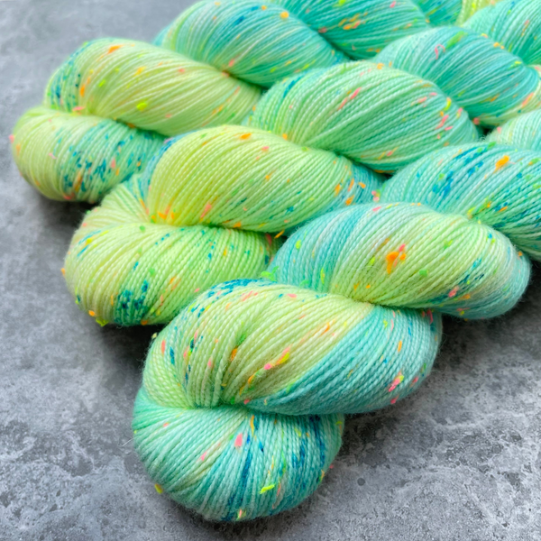 Crystal | Merino Sock Neon Sprinkles