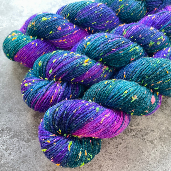 Dark | Merino DK Neon Sprinkles
