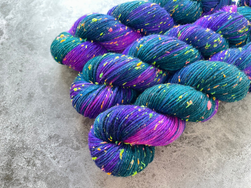 Dark | Merino DK Neon Sprinkles
