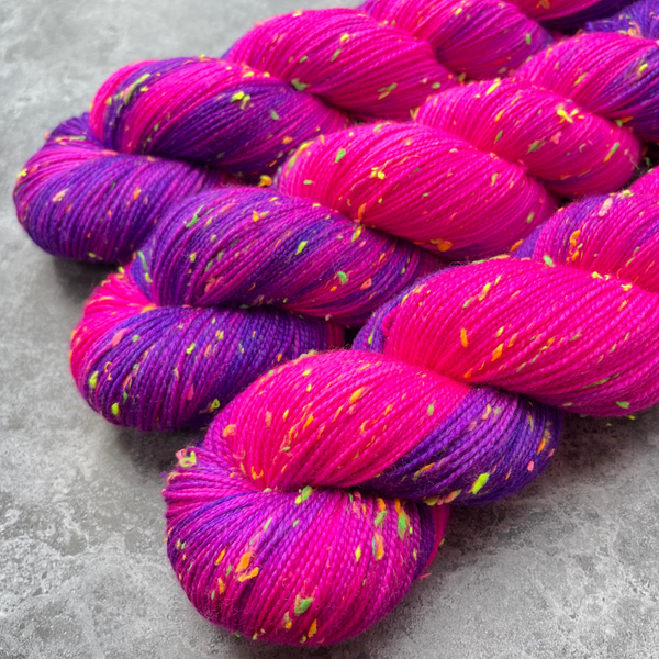 Caimito | Merino Sock Neon Sprinkles