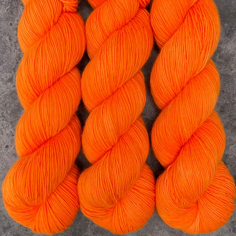 Orange | Merino Sock High Twist