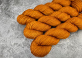 Hand dyed merino yarn