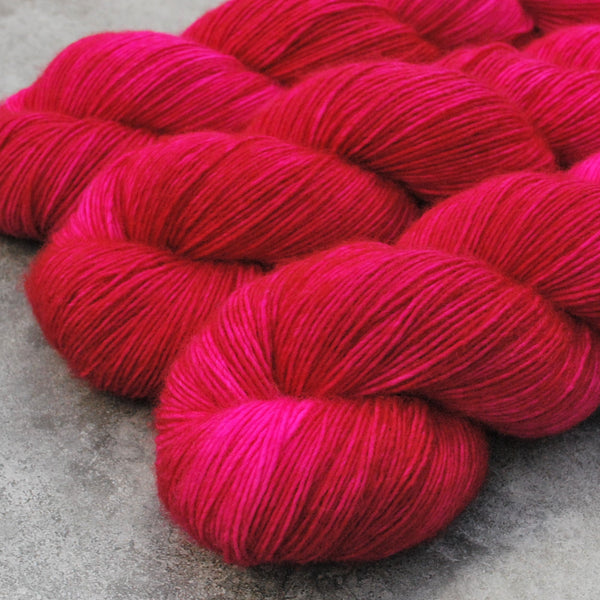 Hand dyed merino yarn