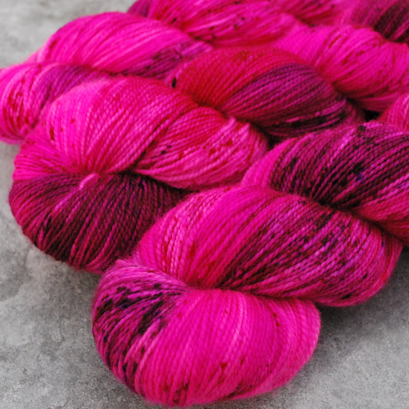 Hand dyed merino yarn