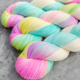 Hand dyed merino yarn