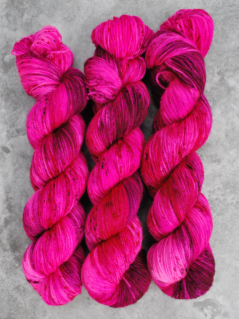 Hand dyed merino yarn