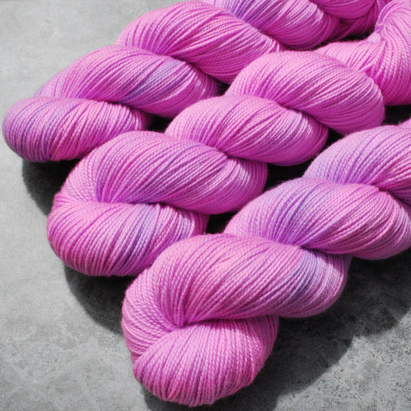 Hand dyed merino yarn