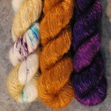 Hand dyed merino yarn