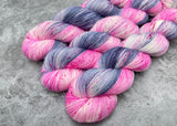 Hand dyed merino yarn