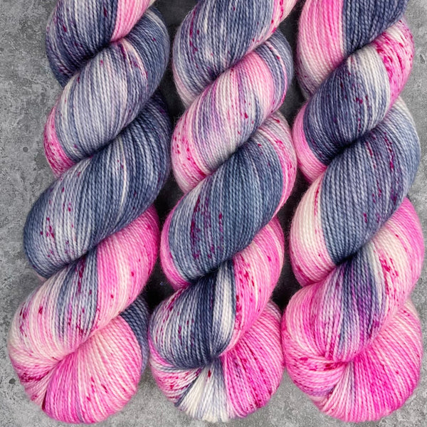 Hand dyed merino yarn