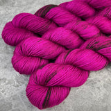 Hand dyed merino yarn