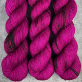 Hand dyed merino yarn