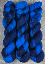 Hand dyed merino yarn