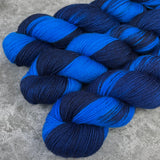 Hand dyed merino yarn