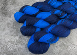 Hand dyed merino yarn