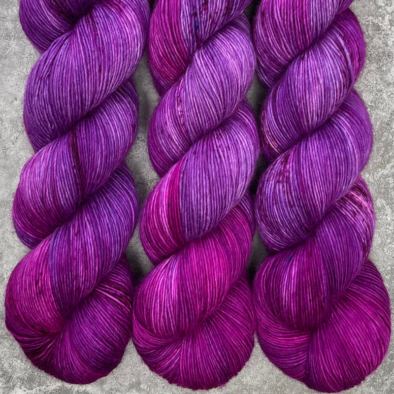 Hand dyed merino yarn