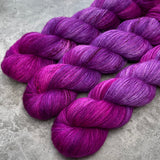 Hand dyed merino yarn