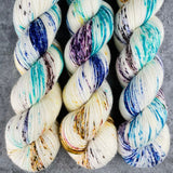 Hand dyed merino yarn